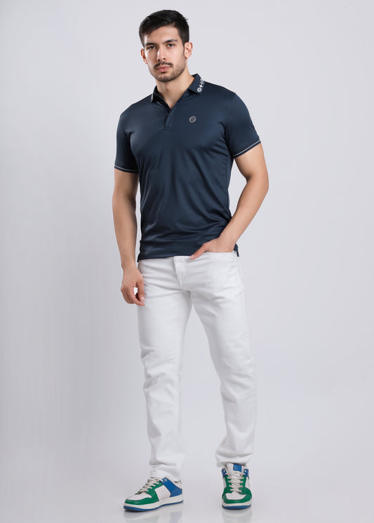 LYCRA NAVY T-SHIRT C252-2