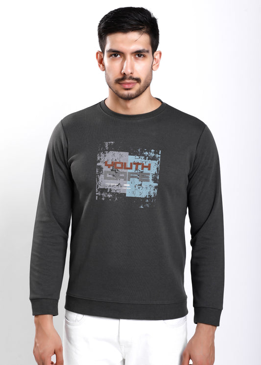 YOUTH CAFE DARK GREY T-SHIRT F107-1