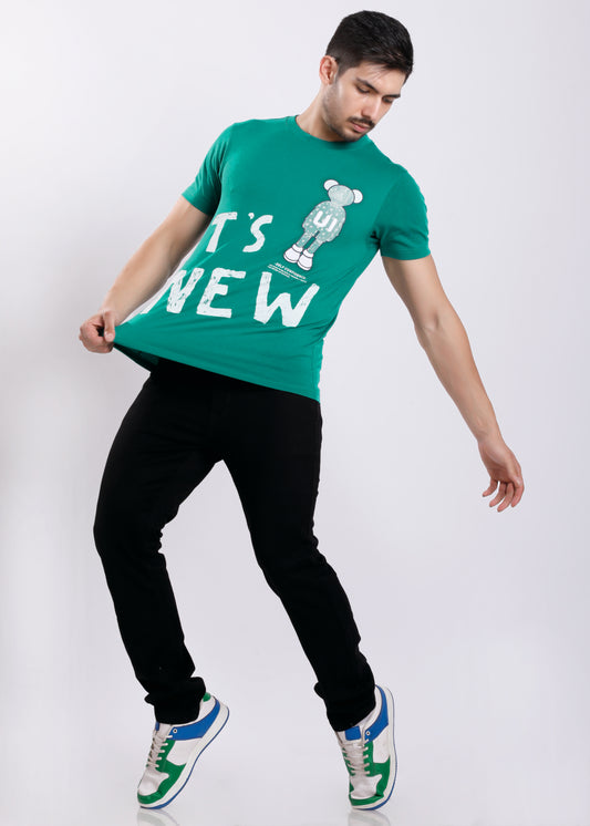 ITS NEW GREEN T-SHIRT R135-3